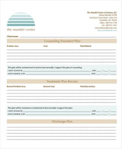 21+ Free 38+ Free Treatment Plan Templates - Word Excel Formats