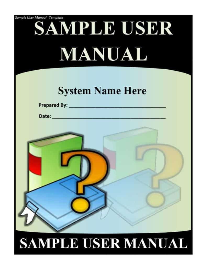 Create User Manual Template
