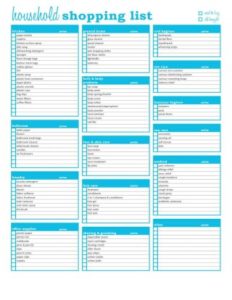 15+ Free Grocery list Templates - Word Excel Formats